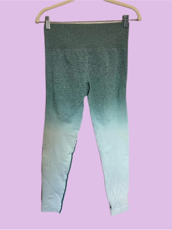 Pants - Ombre High-Rise Seamless Leggings in Blue to White
